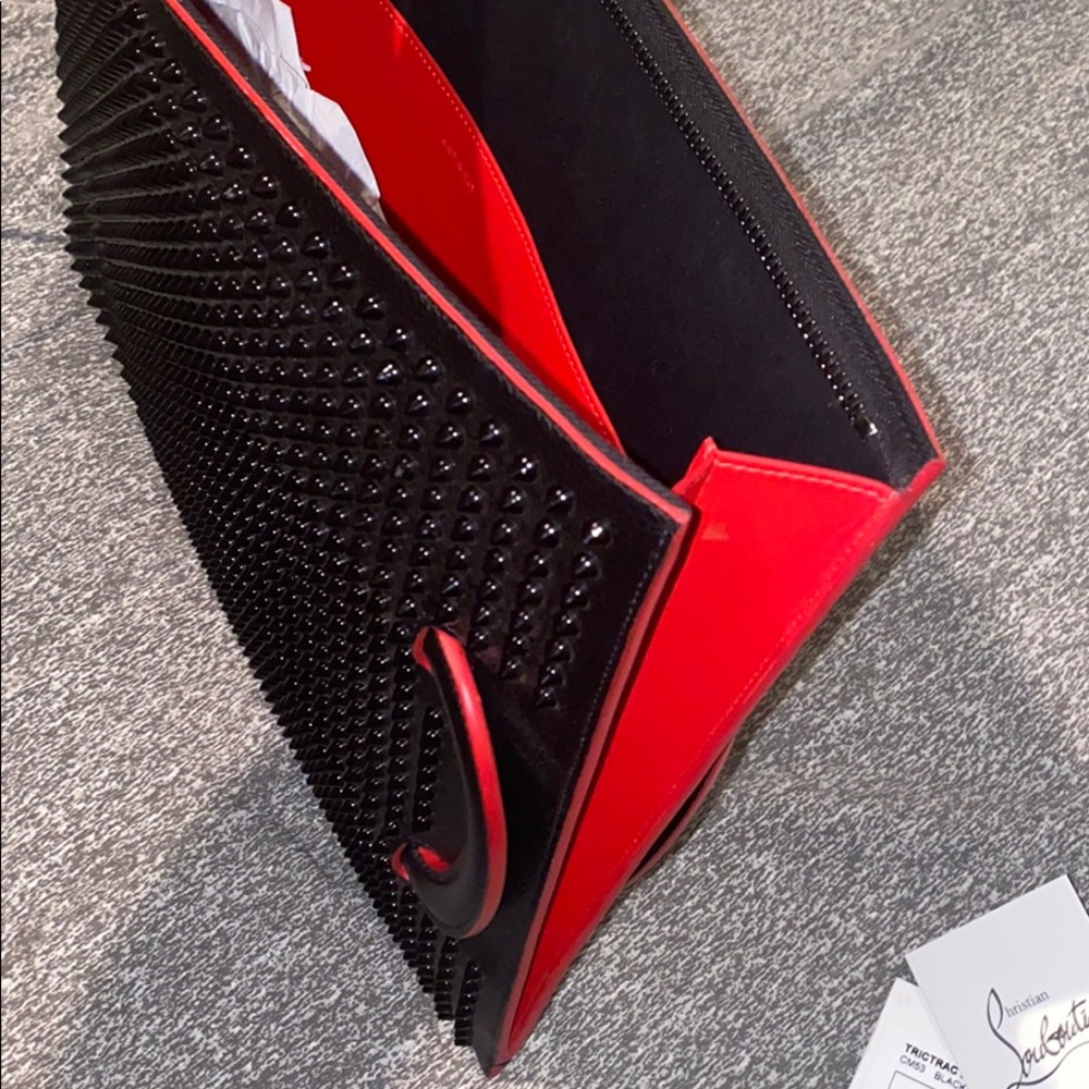 Oversized Louboutin Clutch